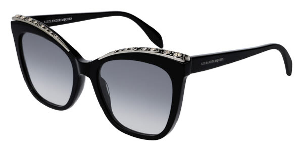 Alexander Mcqueen Am0182s 002 Sunglasses Black Visiondirect Australia 