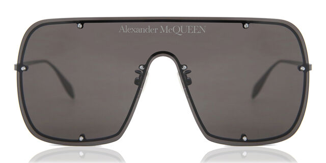 Alexander McQueen AM0362S 001 Single Lens Ruthenium Grey  display picture 1