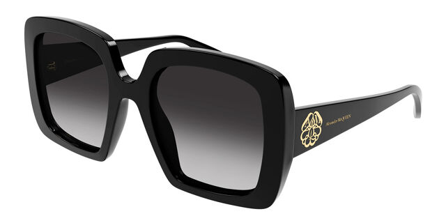Alexander McQueen AM0378S 001 Square Black Sunglasses  display picture 2