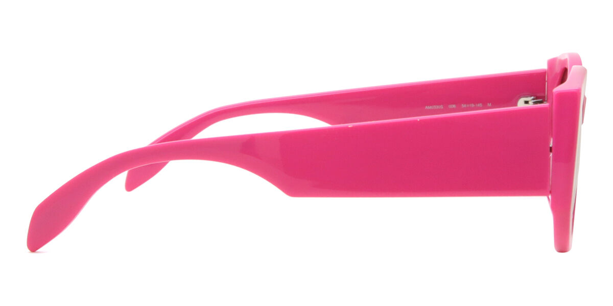 ● Alexander Mcqueen ● サングラス Pink / Pink Gradient 54mm AM0330S sunglasses Fuchsia Pink | SmartBuyGlasses US