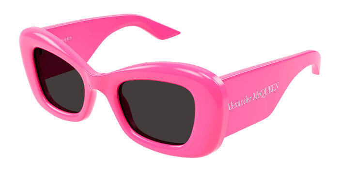 Alexander McQueen AM0434S 006 Cat Eye Burgundy Sunglasses  display picture 2