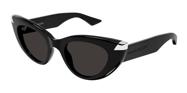 Alexander McQueen AM0442S 001 Cat Eye Black Sunglasses  display picture 1