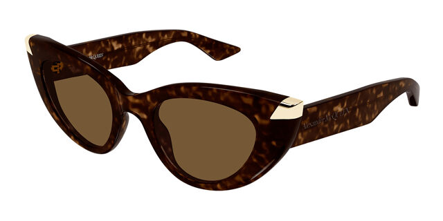 Alexander McQueen AM0442S 003 Cat Eye Tortoise Sunglasses  display picture 1