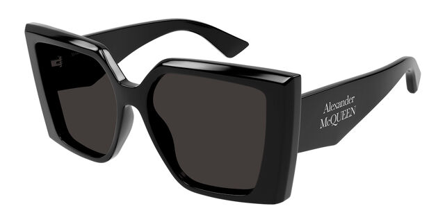 Alexander McQueen AM0467S 001 Square Black Sunglasses  display picture 3