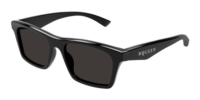 Alexander McQueen AM0472S 001 Rectangle Black Sunglasses  display picture 2