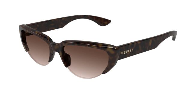 Alexander McQueen AM0533S 002 Cat Eye Tortoise Sunglasses  display picture 3