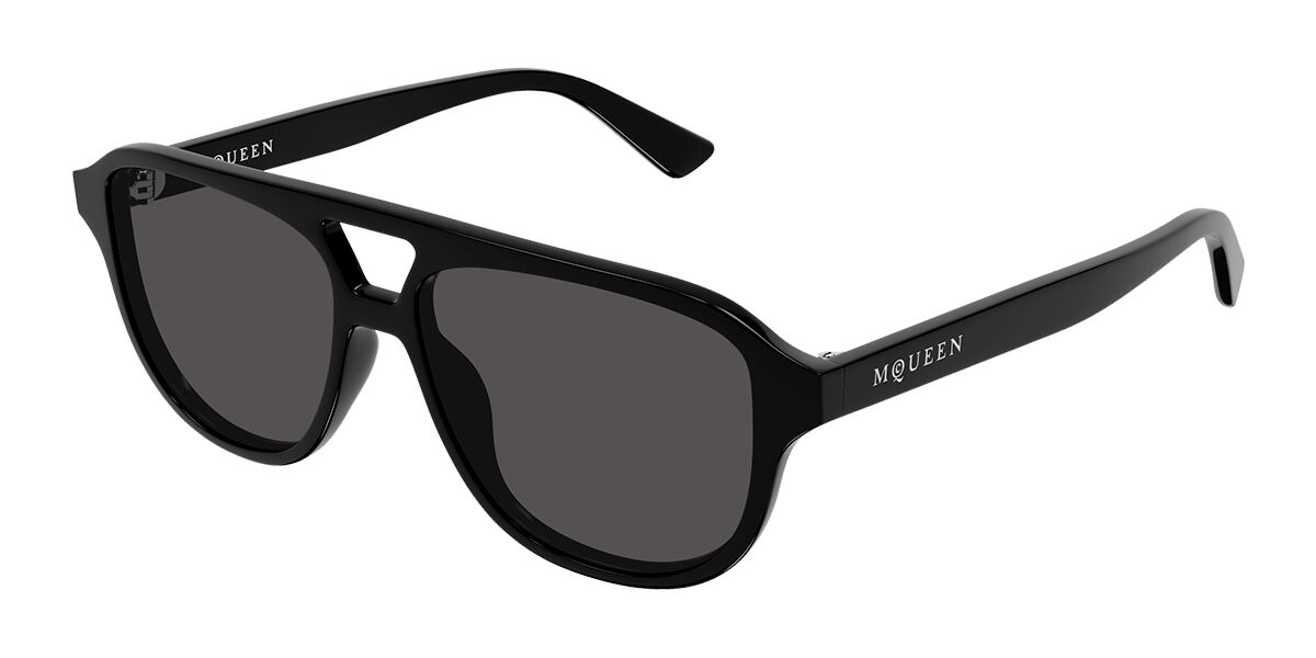 Alexander McQueen AM0573S 001 Men's Sunglasses Black Size 54 - Free RX Lenses - Free RX Lenses