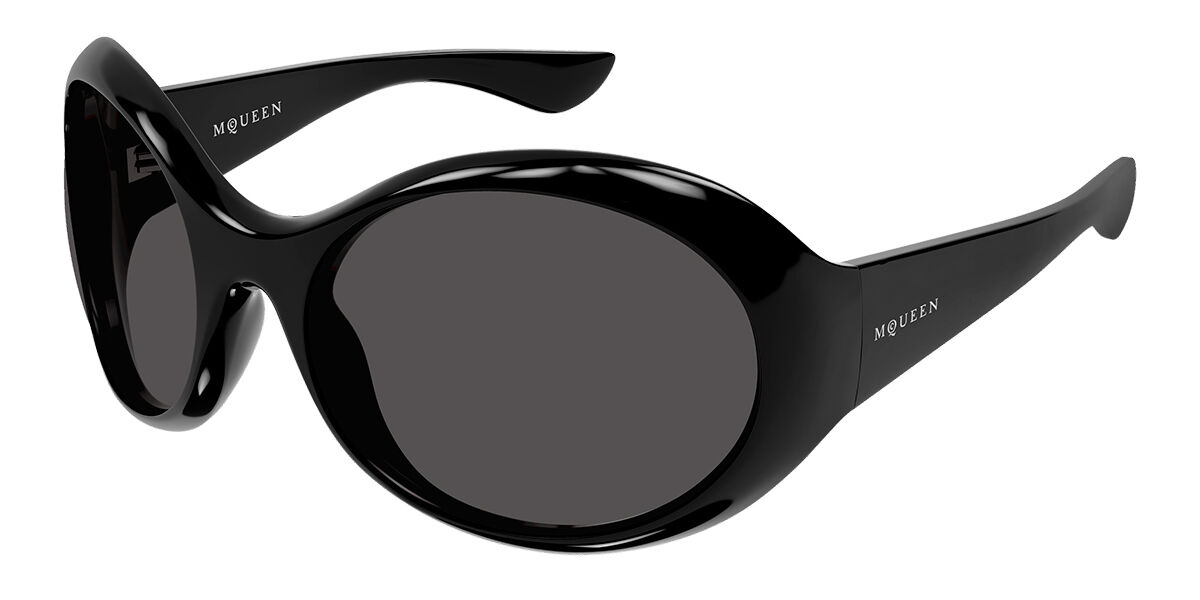 Alexander McQueen AM0592S 001 Men's Sunglasses Black Size 65 - Free RX Lenses - Free RX Lenses