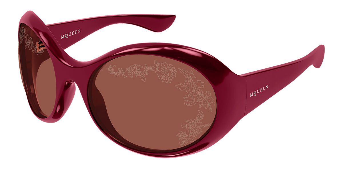 Alexander McQueen AM0592S 006 Men's Sunglasses Red Size 65 - Free RX Lenses - Free RX Lenses