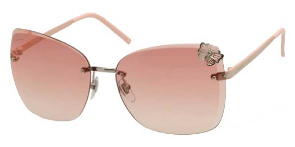 pink gucci sunglasses with butterfly