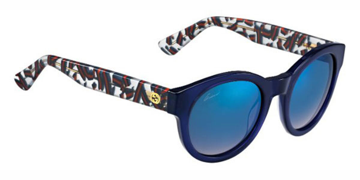 Gucci GG3763/S H33/KM Sunglasses Blue VisionDirect Australia