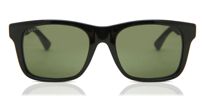 Gucci GG0673S 001 Square Black/Gold Sunglasses  display picture 1