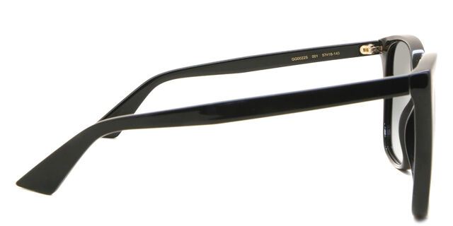 Gucci GG0022S 001 Square Black Sunglasses | SmartBuyGlasses US display picture 1