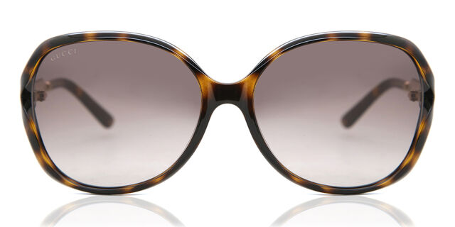 Gucci GG0076S 003 Oversized Tortoiseshell Sunglasses  display picture 2