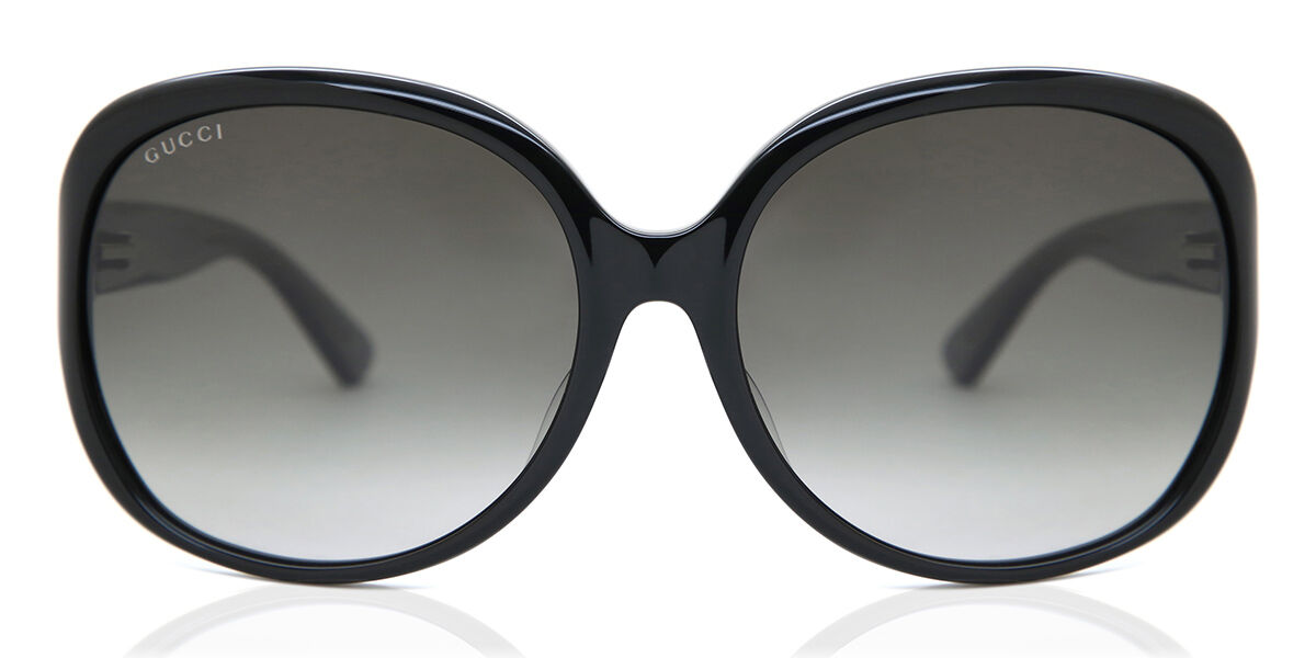 Gucci GG0080SK 002 Sunglasses in Black | SmartBuyGlasses USA