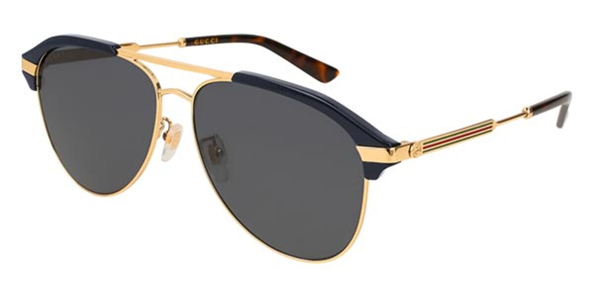 Gucci GG0288SA Asian Fit 001 Sunglasses Black | VisionDirect Australia
