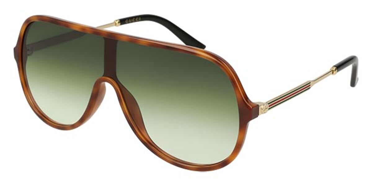 Gucci GG0199S 004 Sunglasses Tortoiseshell | SmartBuyGlasses UK