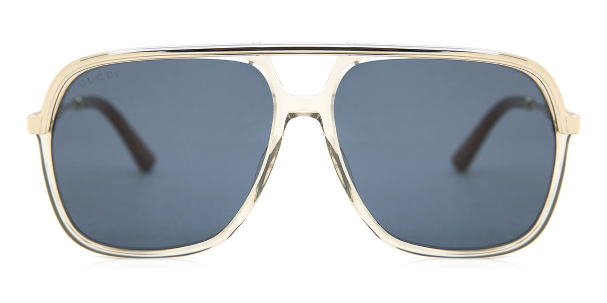 Gucci GG0200S 004 Sunglasses Grey | SmartBuyGlasses India
