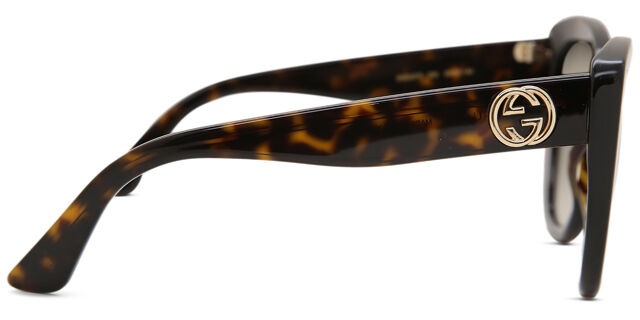 Gucci GG0327S 002 Cat Eye Tortoiseshell Sunglasses  display picture 3