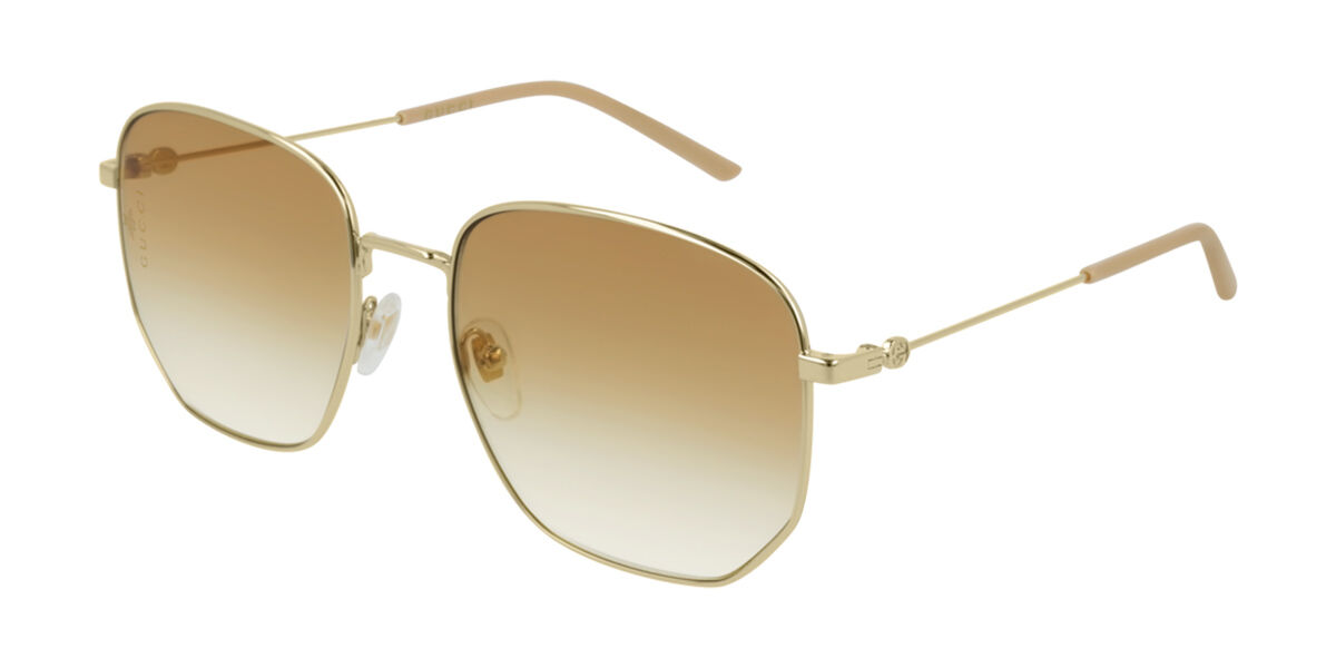 Gucci GG0396S 001 Sunglasses Gold | VisionDirect Australia