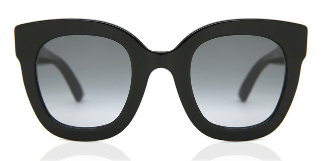 Gucci GG0208S Sunglasses Gucci GG0208S XXS (49 - 28) with Grey lenses and Black frame  main image 3