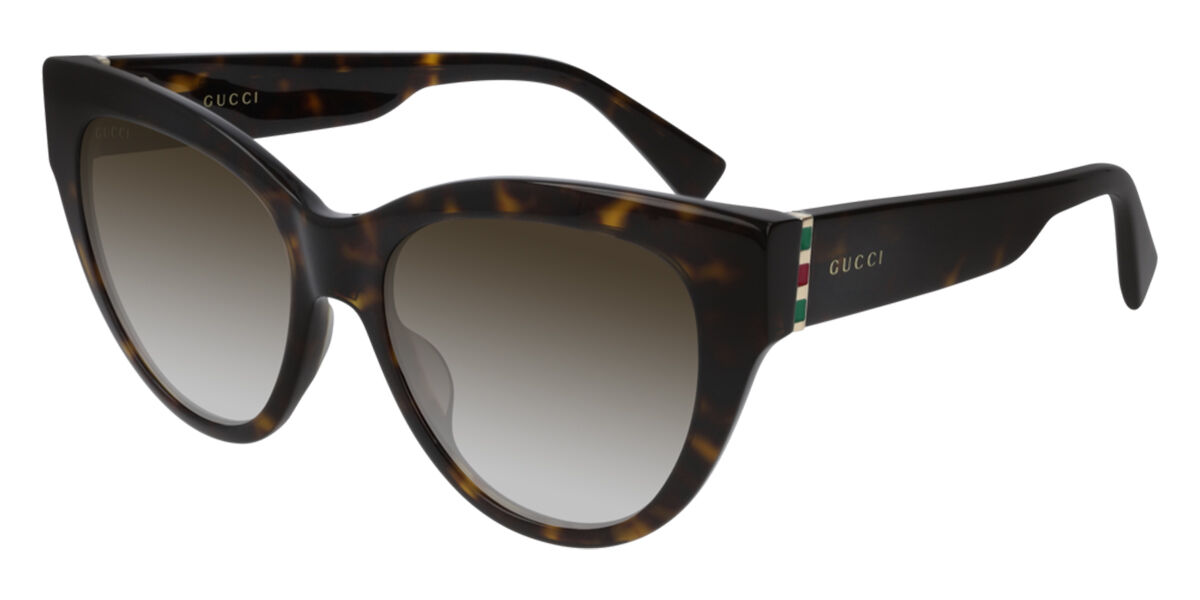 Gucci GG0460S 002 Sunglasses Havana | VisionDirect Australia