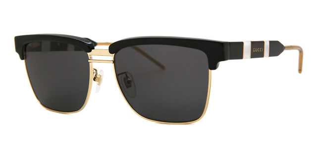 Gucci GG0603S 001 Black/Gold Eyeglasses | SmartBuyGlasses US display picture 1