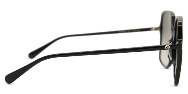 Gucci GG0544S 001 Square Black Sunglasses | SmartBuyGlasses US display picture 1