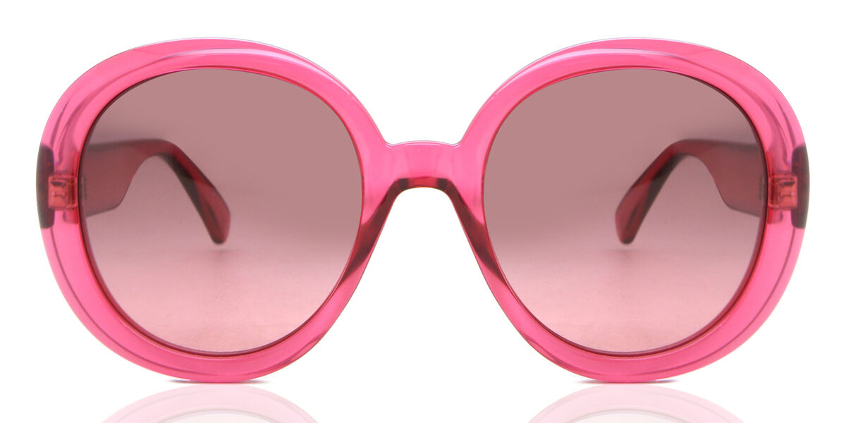 gucci big round sunglasses