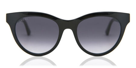 round gucci sunglasses with writing