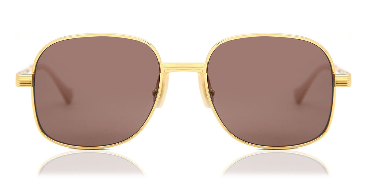 Gucci GG0788S 002 Men's Sunglasses Gold Size 55