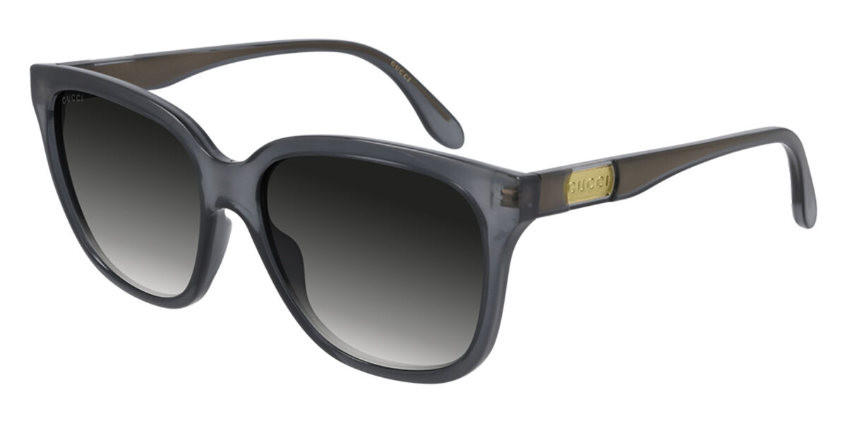 Gucci GG0790S 001 Occhiali da Sole Grigio trasparente | SmartBuyGlasses  Italia