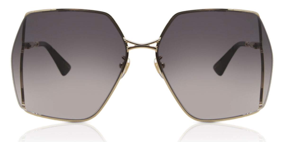 Gucci GG0817S 001 Women’s Sunglasses Gold Size 65
