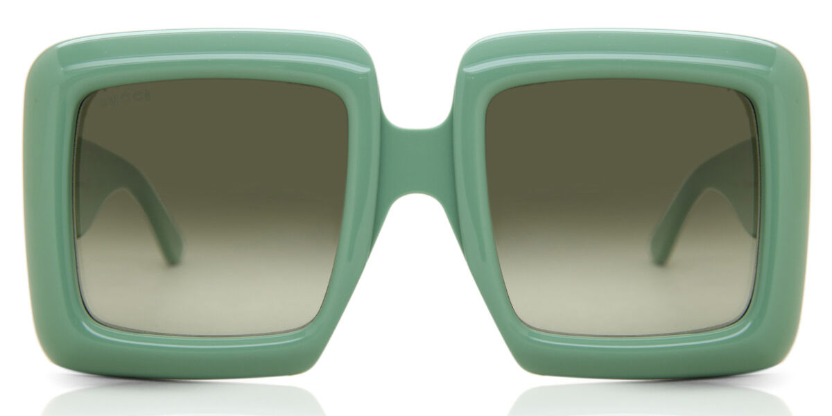 Gucci GG0783S 004 Sunglasses Shiny Green | SmartBuyGlasses New Zealand