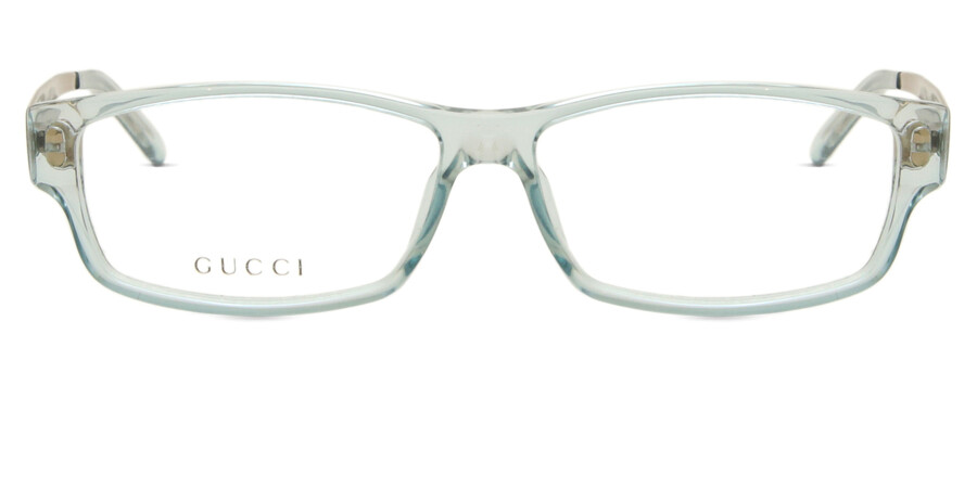 Lentes ópticos Gucci GG2567 QC6 Cuadrado Transparent Aqua Blue ...