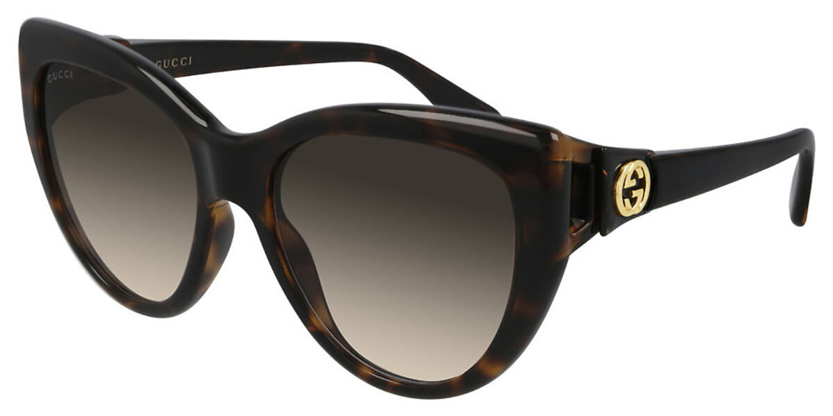 Gucci GG0460S 002 Sunglasses Havana | VisionDirect Australia