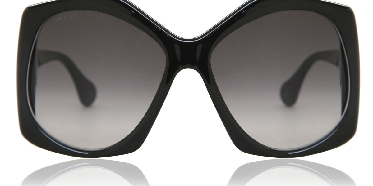 Apply brand disloyalty Gucci GG0875S 001 Sunglasses Black | SmartBuyGlasses India