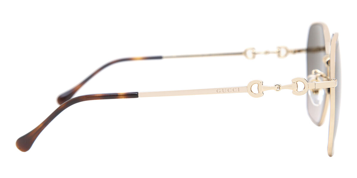 サングラス Gucci Sunglasses GG0882SA 001 Asian Fit Gold Amazon.com: Gucci GG 0882SA 001 Gold Metal Oversized