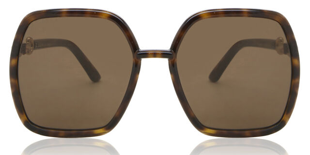 Gucci GG0890S 002 Square Havana Sunglasses | SmartBuyGlasses NZ display picture 2