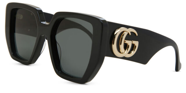 NEW GUCCI SUNGLASSES  GG0956S 003 WOMEN BLACK GUCCI EYEWEAR Gucci Grey Geometric Ladies Sunglasses GG0956S 003 54  main image 4