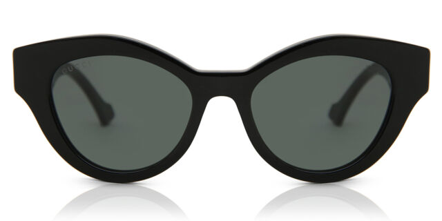 Gucci GG0957S 002 Oval Black Sunglasses | SmartBuyGlasses US display picture 2