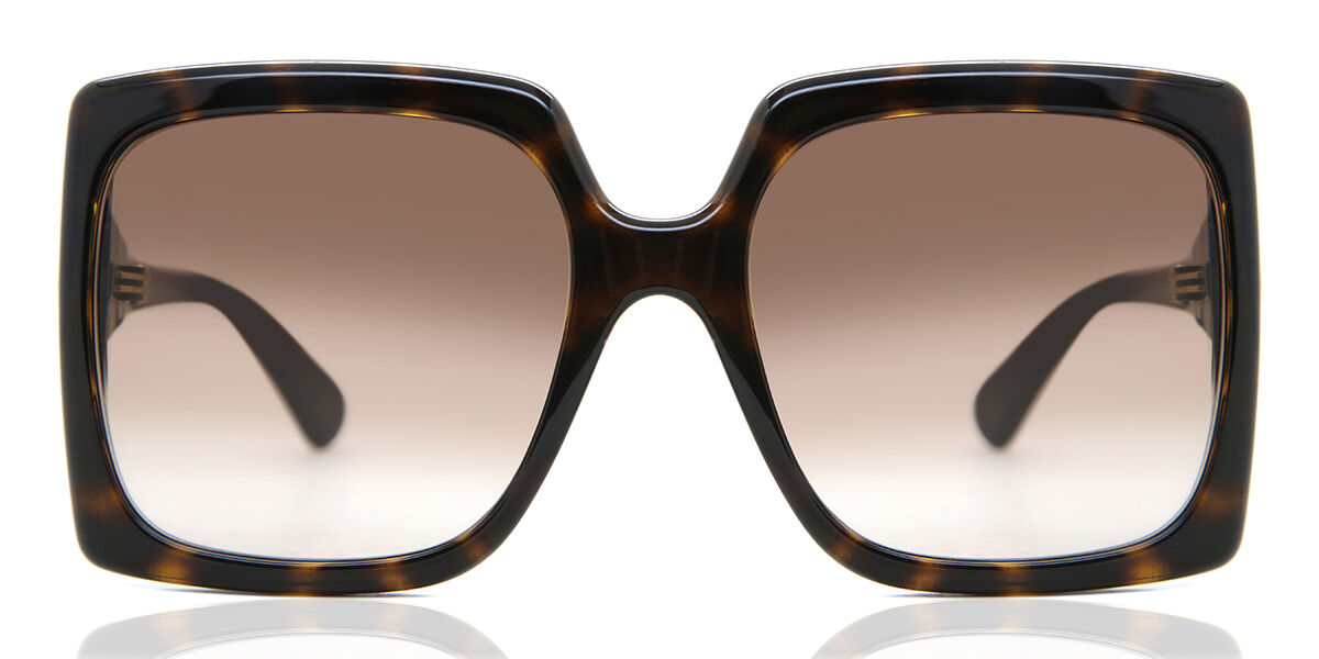 Gucci Oversized Square Black Frame Sunglasses | Dillard's