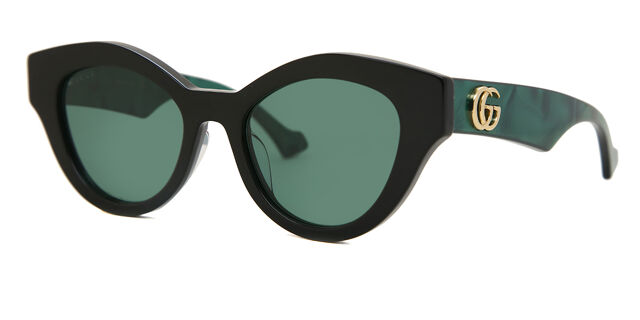 Gucci Women Sunglasses Black Grey Oval GG0957S 002 BRAND NEW NEW Gucci GG0957S 002 Black Grey Unisex Oval Sunglasses GG 0957S main image 4