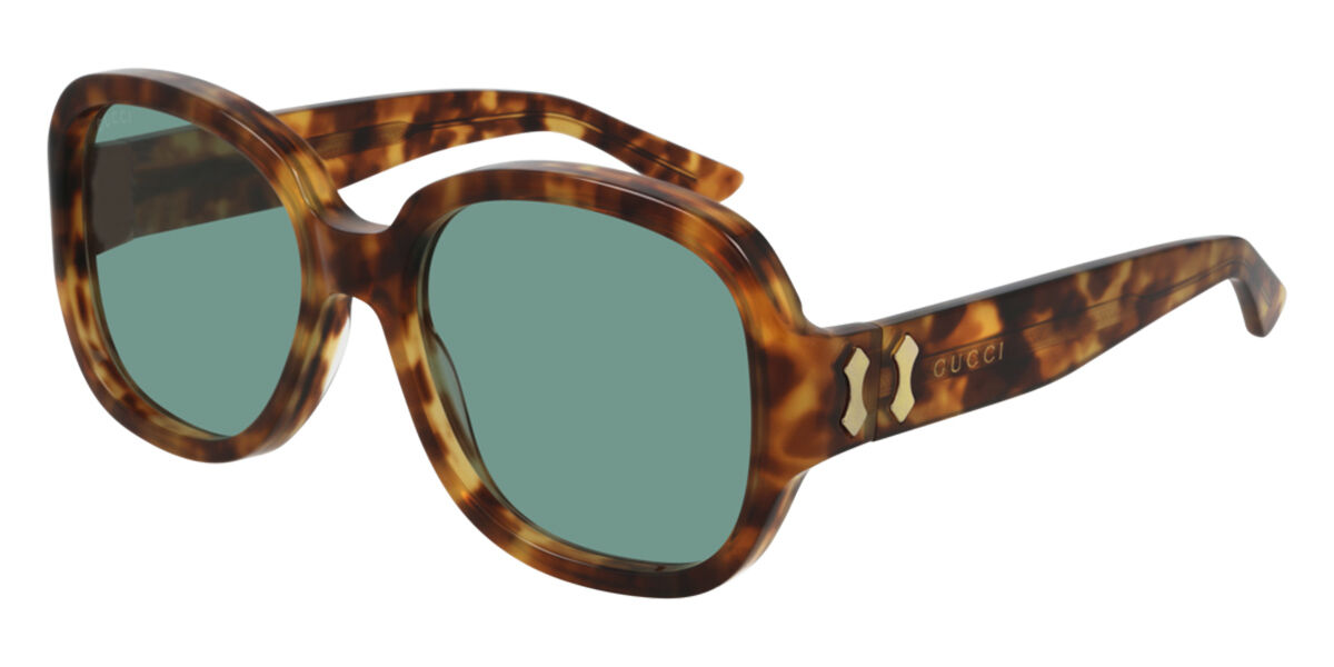 Gucci GG0087S with Clip-On 001 Sunglasses Tortoiseshell | SmartBuyGlasses UK