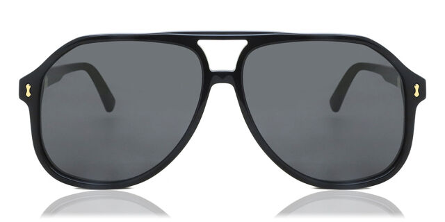 Gucci GG1042S 001 Sunglasses Black Aviator Frame, Grey Lenses Gucci GG1042S 001 - Sunglasses for Man – LookerOnline main image 2