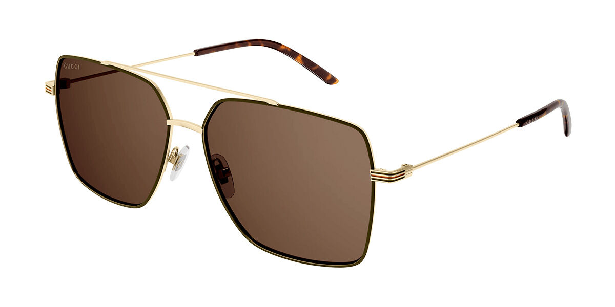 UPC 889652357577 product image for Gucci GG1053SK Asian Fit 002 Men's Sunglasses Gold Size 61 | upcitemdb.com