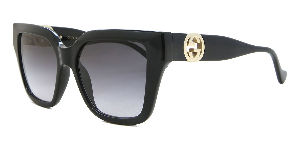 サングラス GUCCI Black Grey GG Square Sunglasses GG1023S 008 Gucci GG1023S 008 Black Sunglasses for Woman – LookerOnline