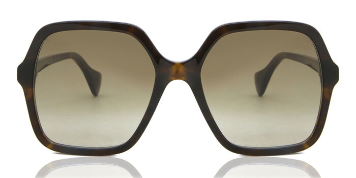 Gucci GG1072S 003 Square Havana Sunglasses | Vision Direct  display picture 3