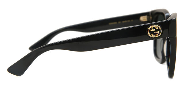 Gucci GG0034SN 001 Square Shiny Black Sunglasses  display picture 1