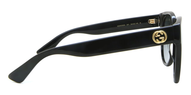 Gucci GG0035SN sunglasses,black n gold. New with tags Gucci GG0035SN L (54 - 22) with Black lenses and Black frame  main image 2